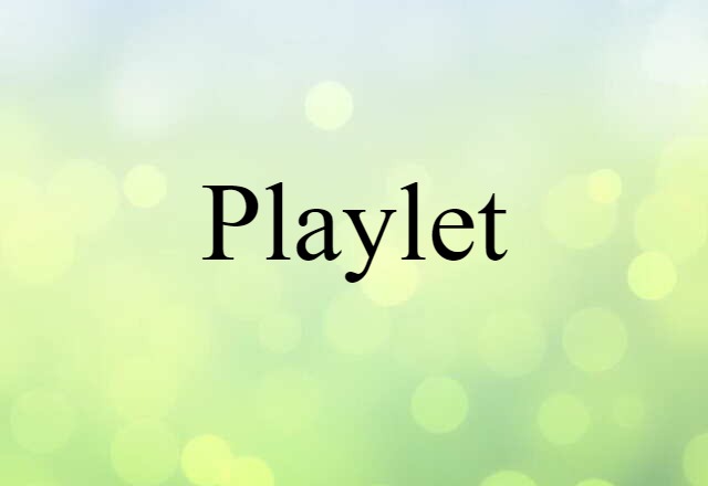 playlet