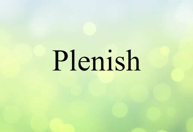 plenish