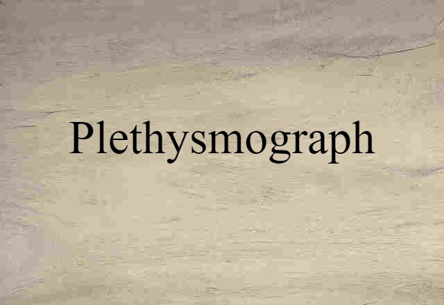 plethysmograph