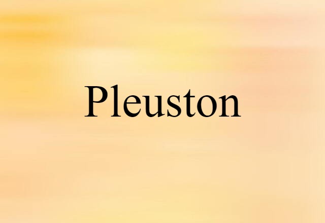 pleuston