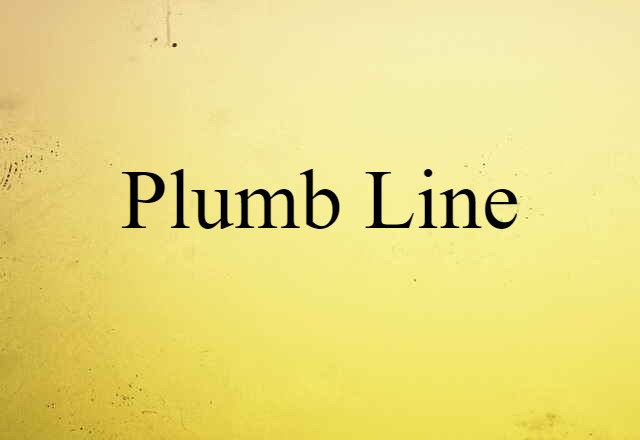 plumb line