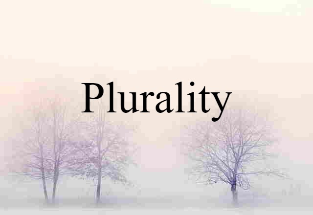 plurality