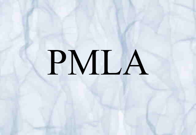 PMLA