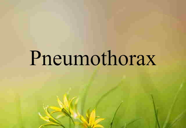 pneumothorax