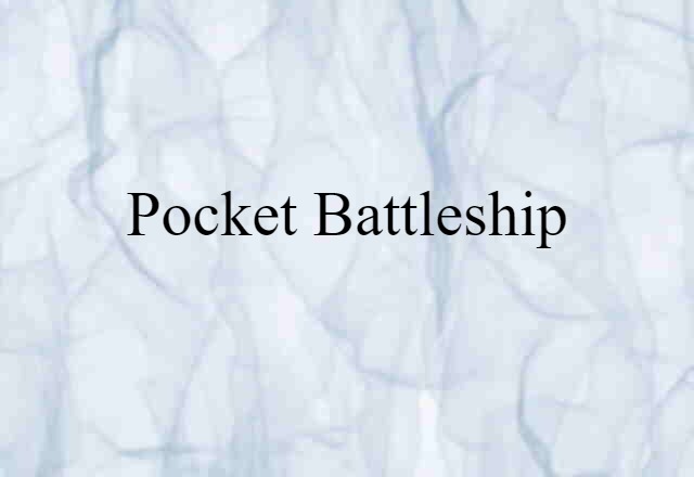 pocket battleship