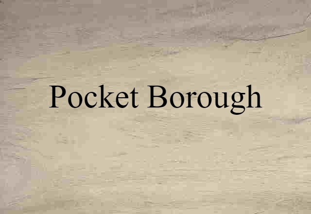 pocket borough