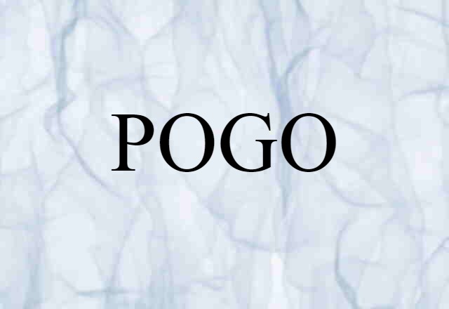 POGO (noun) Definition, Meaning & Examples