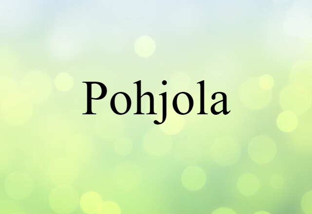 Pohjola