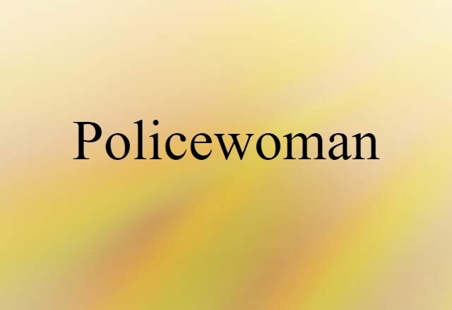 policewoman