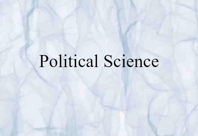 political science