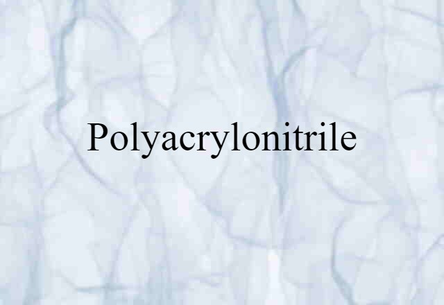 polyacrylonitrile