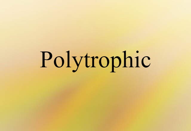 polytrophic