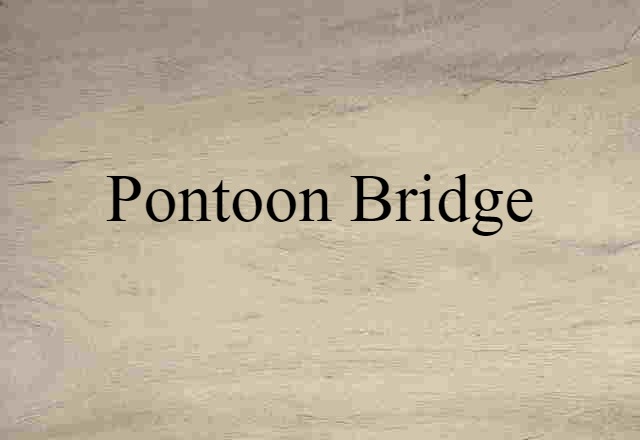 pontoon bridge