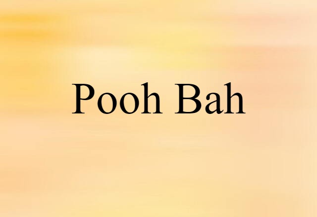 Pooh Bah