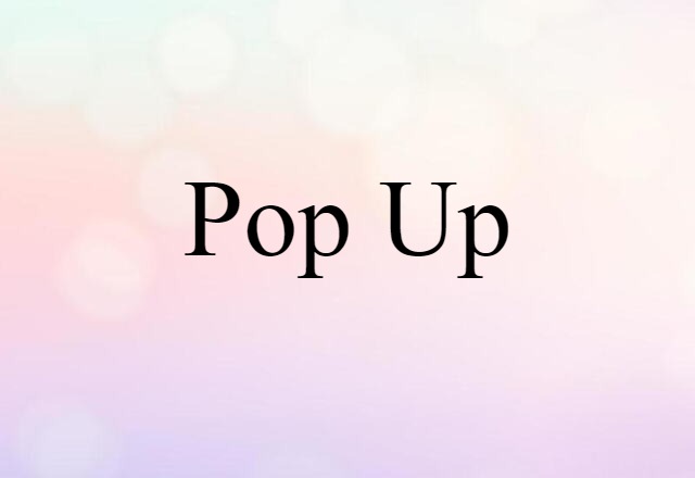 pop up