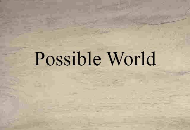 possible world