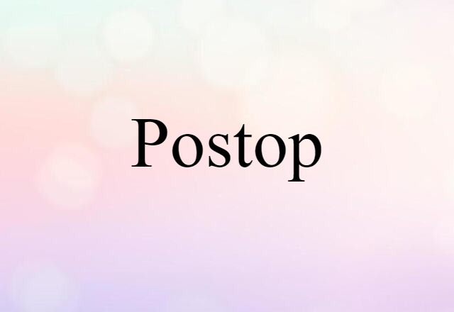 postop