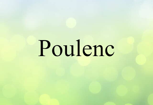 Poulenc