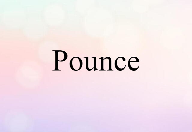 pounce