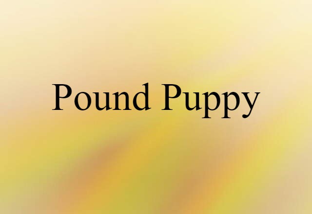 pound puppy