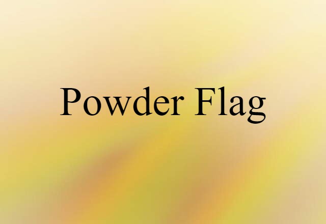 powder flag