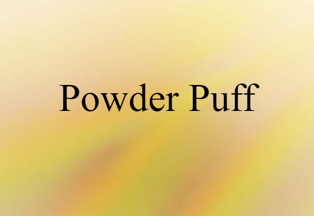 powder puff