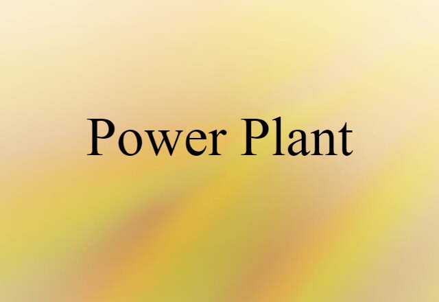 power plant