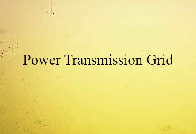 power transmission grid