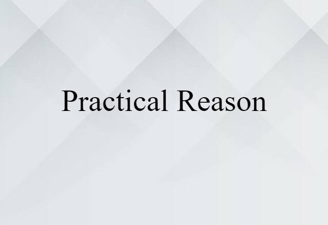 practical reason