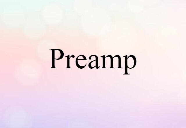 preamp