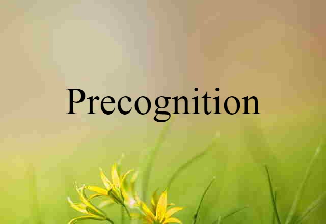 precognition