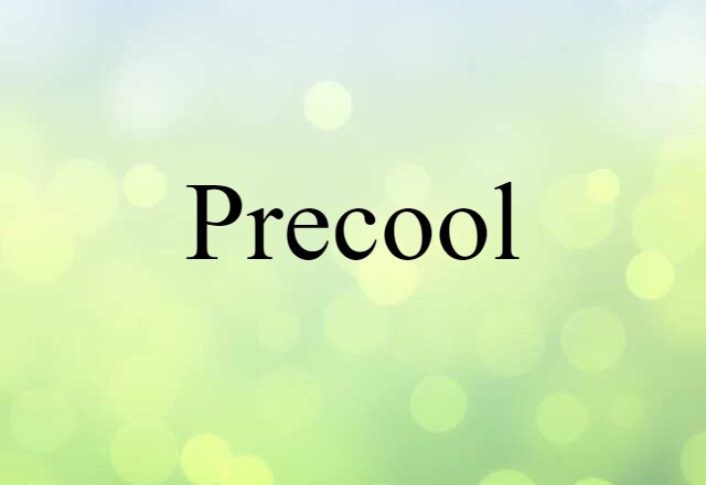 precool