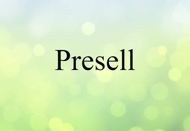 presell