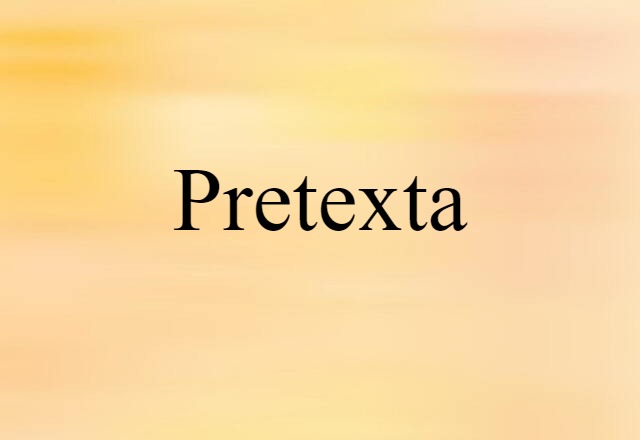 pretexta