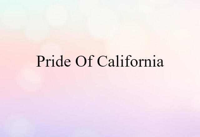 pride of California