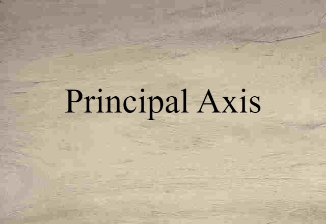 principal axis