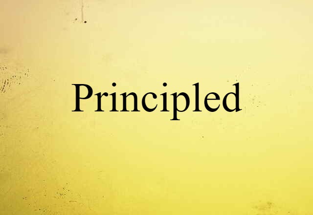 principled