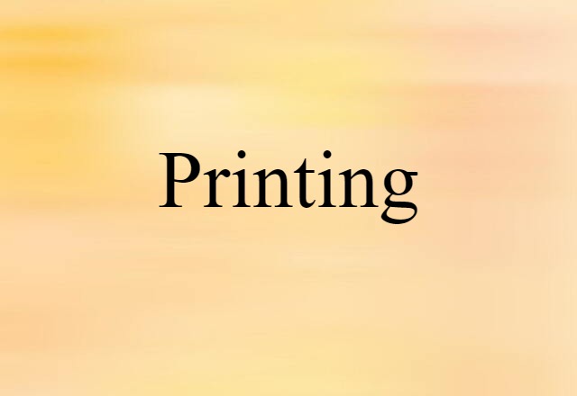 printing