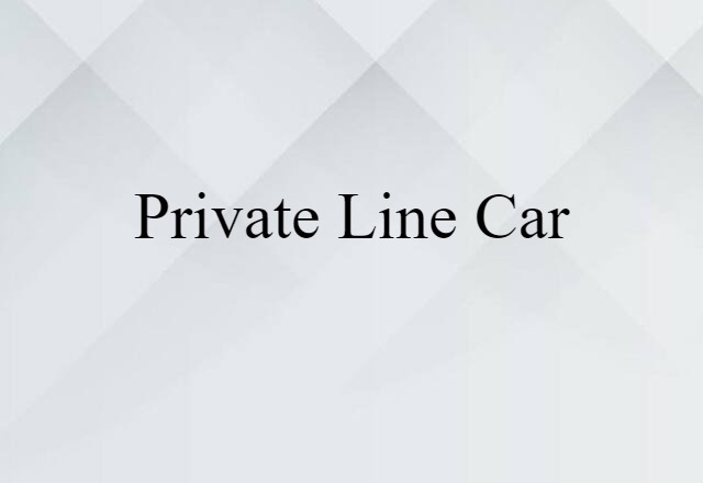 private line car