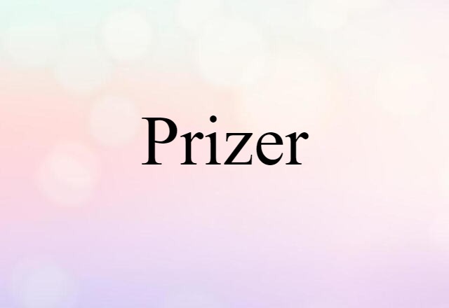 Prizer (noun) Definition, Meaning & Examples