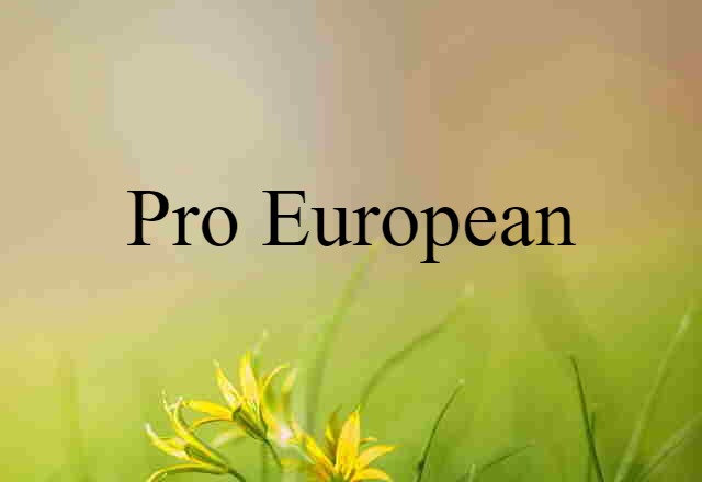 pro-European