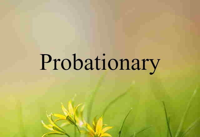 probationary