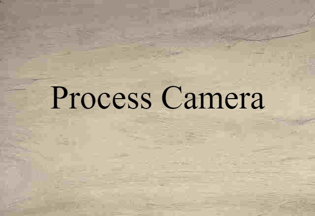 process camera