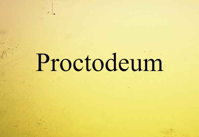 proctodeum