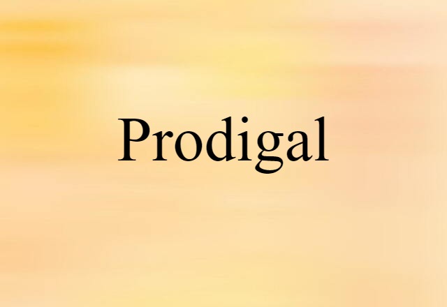 prodigal