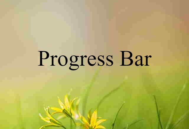 progress bar