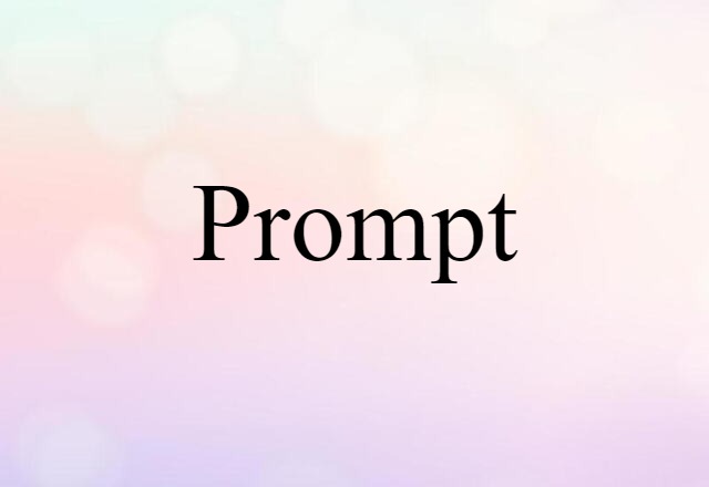 prompt