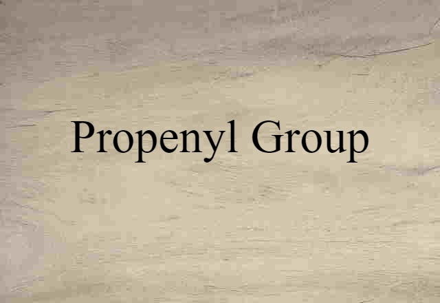 propenyl group