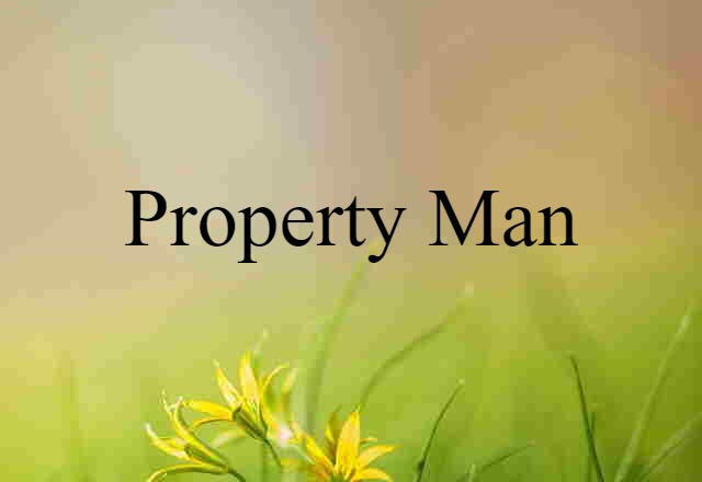 property man