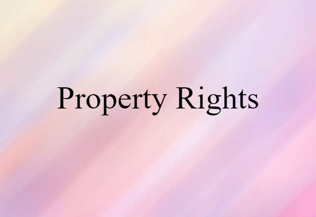 property rights